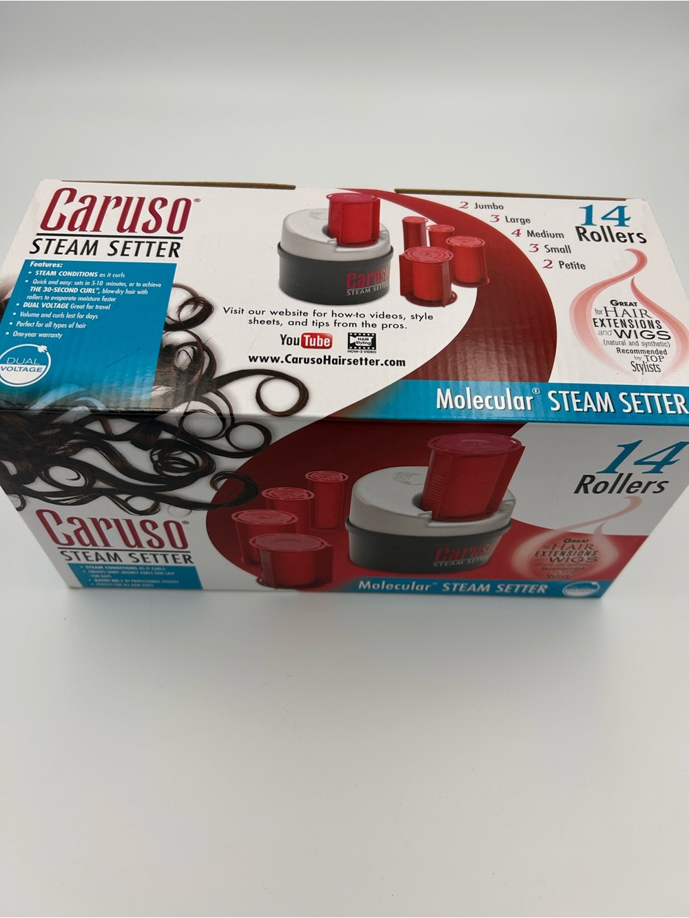Caruso Molecular Steam Setter 14 Roller Hair Curlers Model C97956 NEW in Box